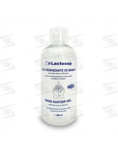 Gel Hidroalcoholico 500ml Lactosep Aloe Vera